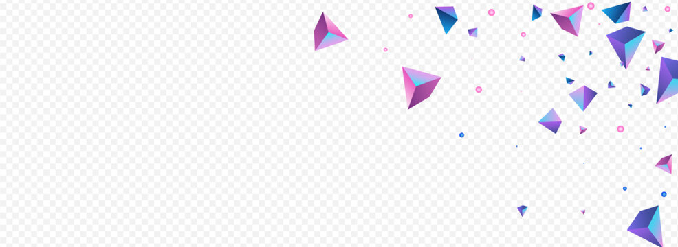 Digital Shards Vector Panoramic Transparent