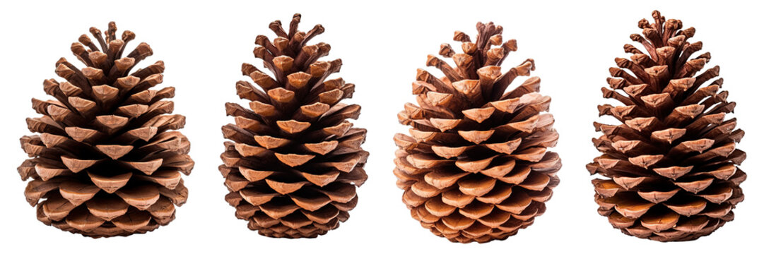 pinecones set png