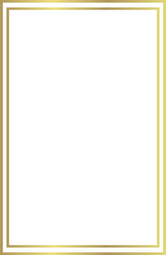 picture frames. Empty gold borders. Golden ornaments. Luxury art. decorative framework. on transparent, png