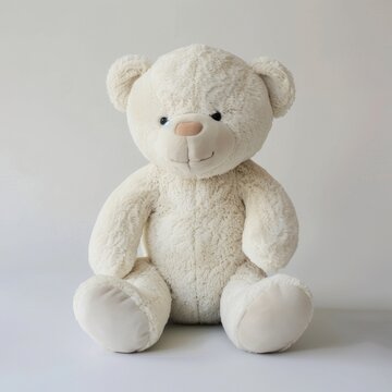 Cute teddy bear plush toy.