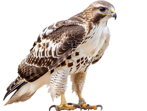 A Full Body Hawk with a Transparent Background PNG