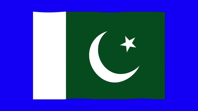 Pakistan flag animation