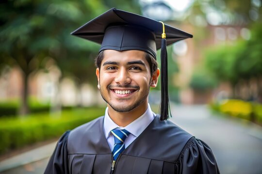 Proud Graduate Moment Latino Success Story, Graduation Background