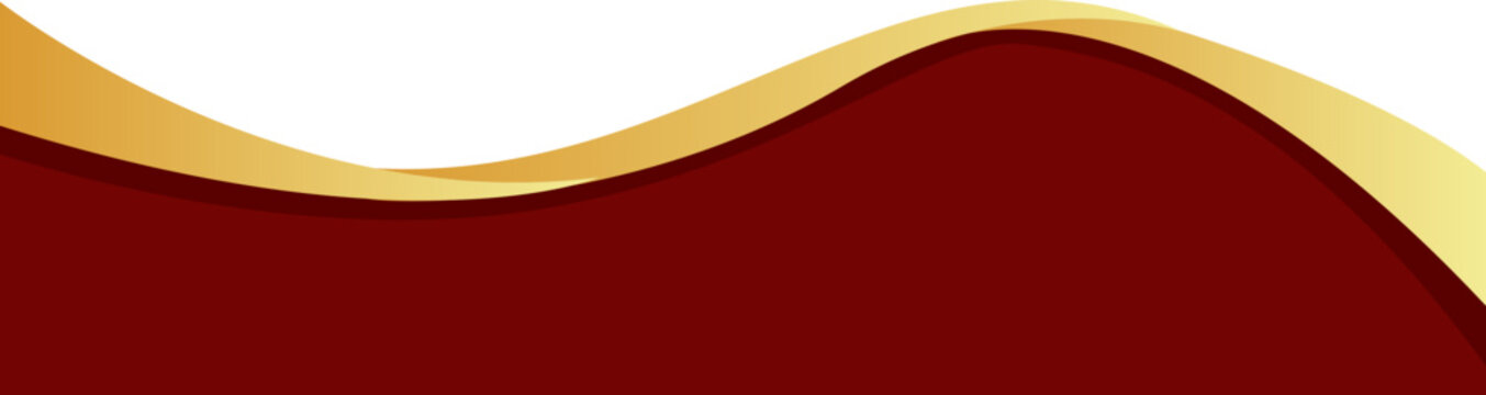 Gold Banner Header Element