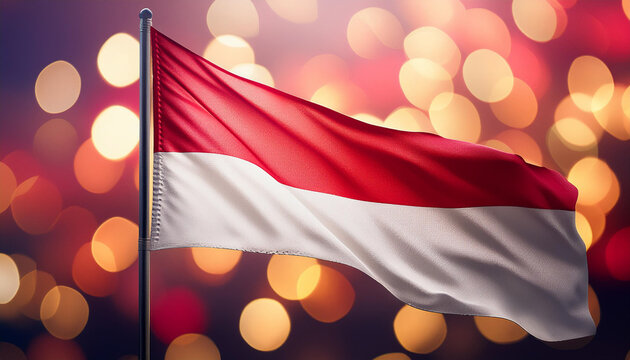 Indonesia Flag Memorial Day Background