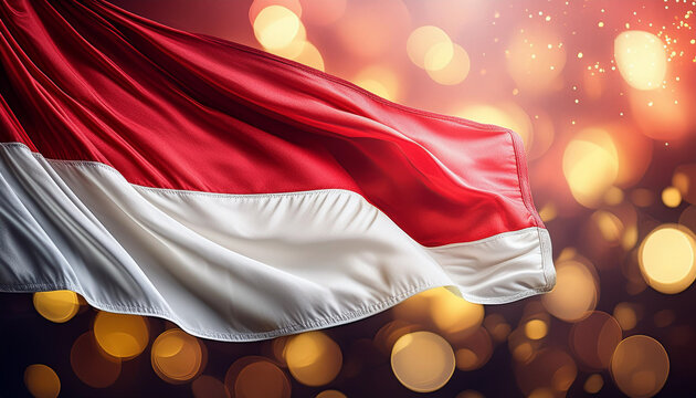 Indonesia Flag Memorial Day Background