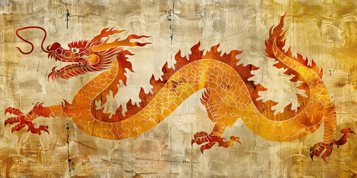 The Dragon: The Bhutanese Flag as a Symbol of Bhutan's Buddhist Heritage - Visualize the Bhutanese flag with its dragon, symbolizing Bhutan's Buddhist heritage and the protection of its people
