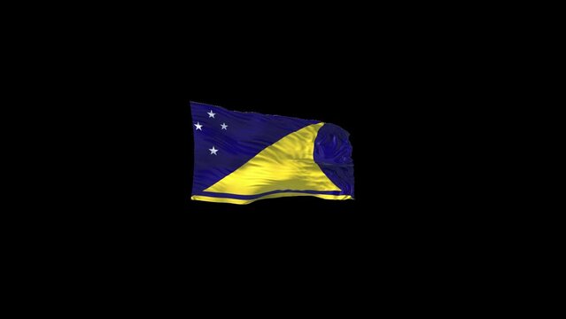 Tokelau flag with alpha