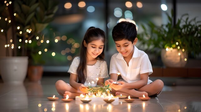 People visiting each other's homes to wish a happy Diwali