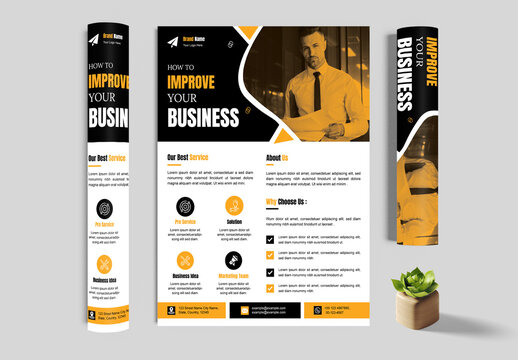 Business Flyer Template Layout