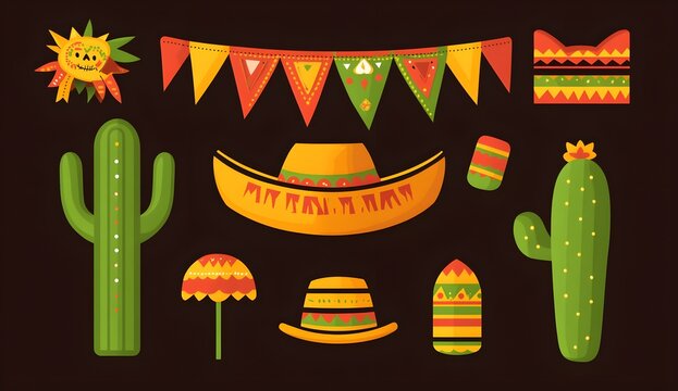 Mexican Fiesta Decorations and Symbols