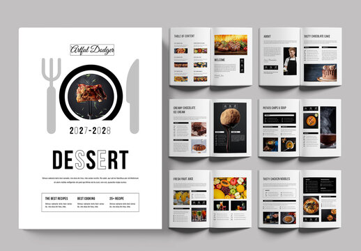 Food & Cooking Magazine Template