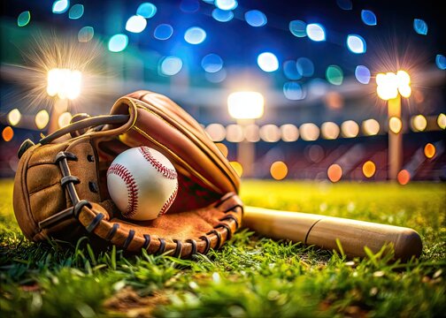 High-resolution free baseball stock photos featuring balls, bats, gloves, fields, and game gear