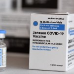 ORLANDO, FLORIDA, UNITED STATES - 2021/04/10: Johnson & Johnson COVID-19 vial and box seen at a vaccination site.Doses of the Johnson & Johnson vaccine are being administered throughout the state of Florida despite a small number of patients who have experienced adverse reactions, including blood clots. (Photo by Paul Hennessy/SOPA Images/LightRocket via Getty Images)