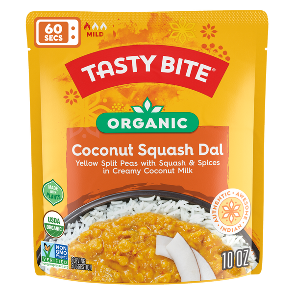 Tasty Bite Coconut Squash Dal Authentic Indian Meal