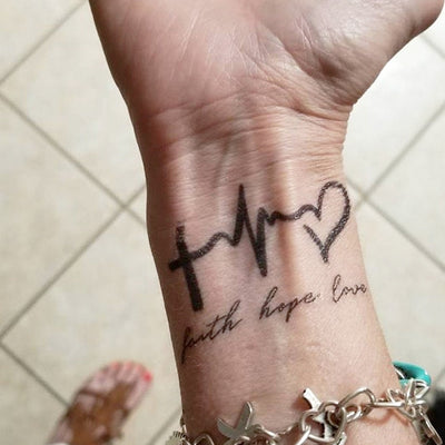 'Faith Hope Love' Tattoo