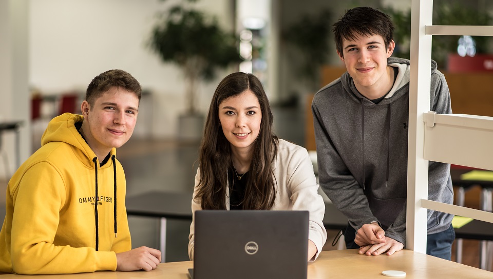 interns smiling