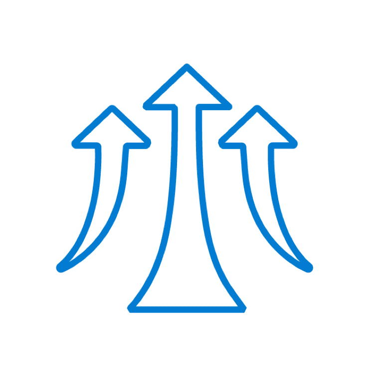 Upward arrows icon