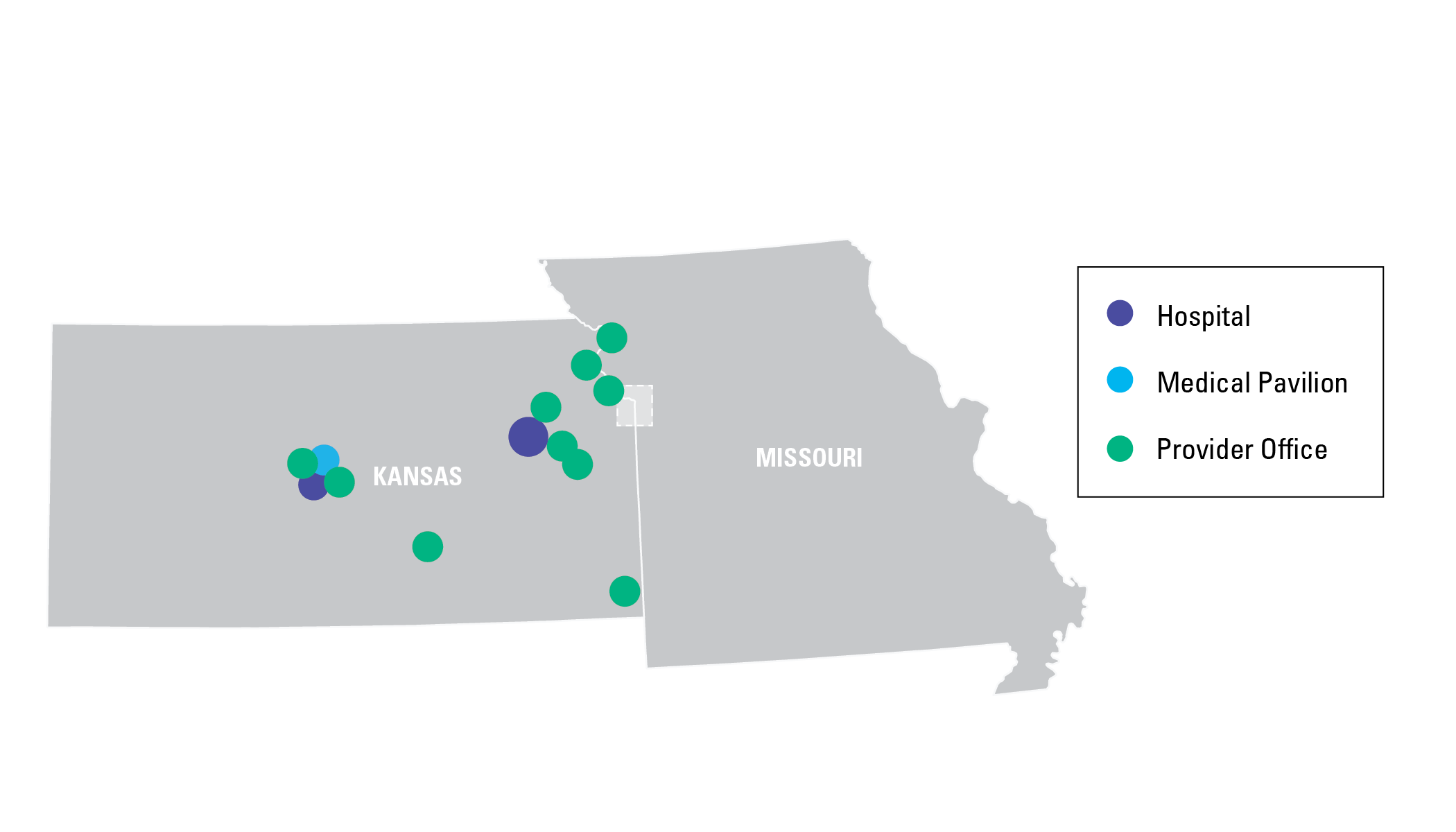 Find a Location at Kansas Health System