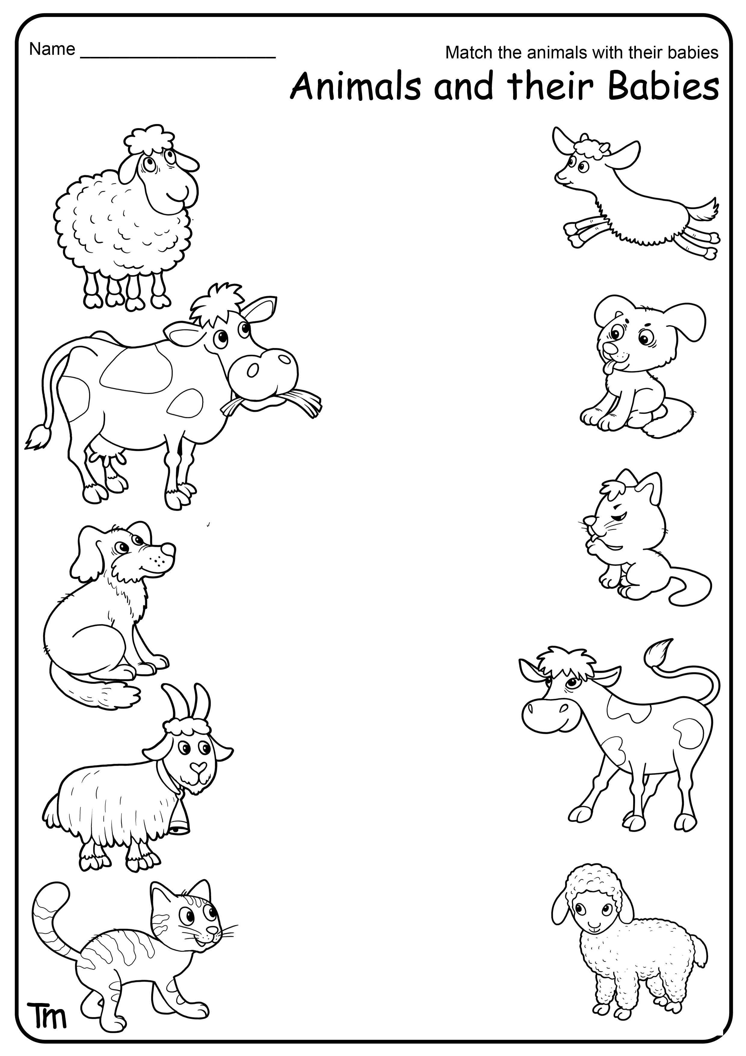 Printable Nursery Animals