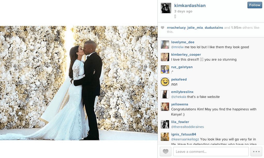 Kim Kardashian Steals Most-Liked Instagram Photo From Bieber