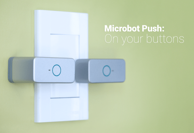 Microbot Push Is A Smart Button For Dumb Devices