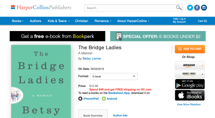 HarperCollins inexplicably turns to Bookshout to offer ebook downloads