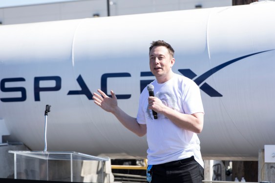 Elon Musk at SpaceX