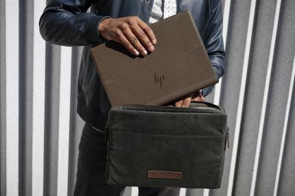 HP made a leather laptop