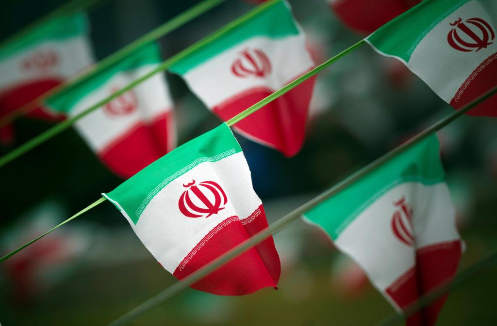 iran flags