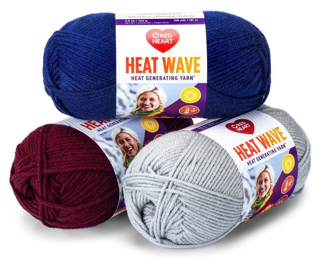 Red Heart’s Heat Wave yarn knits together hand-crafting and new textile technology