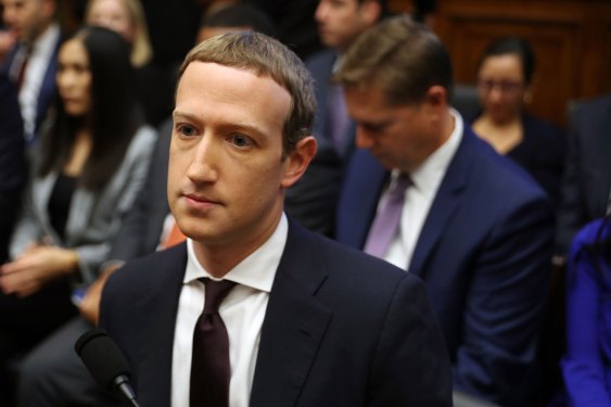 Facebook CEO Mark Zuckerberg Testifies Before The House Financial Services Committee