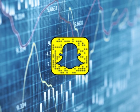 Snapchat Earnings Money stock photo