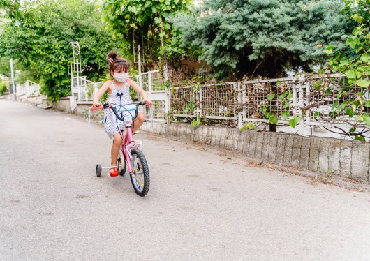 Bike girl mask