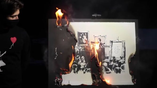 Burnt Banksy