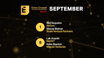 Get your pitch-off on with our Disrupt Startup Alley companies on upcoming episodes of Extra Crunch Live