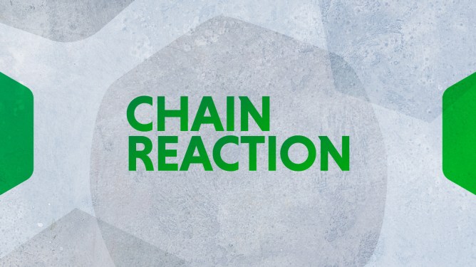 Chain Reaction logo crypto podcast