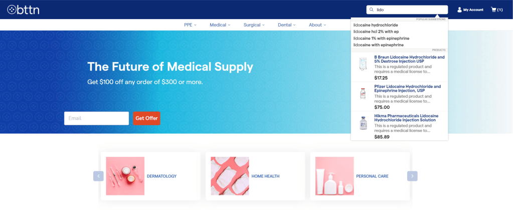 Bttn medical supply marketplace