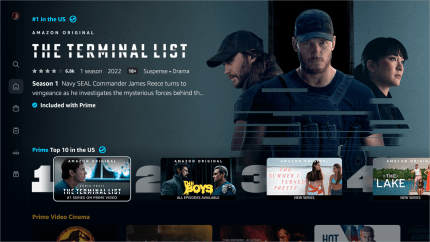 Amazon refreshes Prime Video design with icon-based navigation and a dedicated sports tab