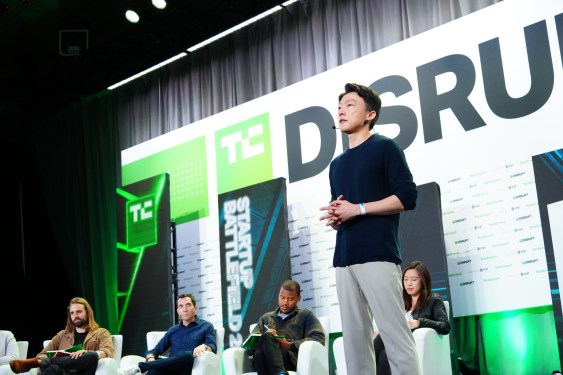 Anthill presents at Startup Battlefield 200 at TechCrunch Disrupt in San Francisco on October 18, 2022. Image Credit: Darrell Etherington / TechCrunch