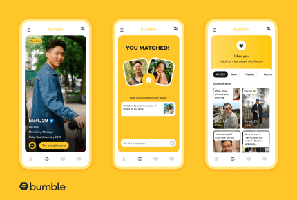 Bumble rolls out ‘Compliments,’ a new message-before-match feature