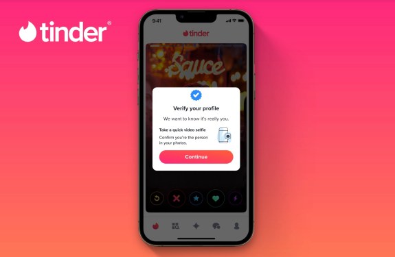 Tinder Verified displayed on a smartphone