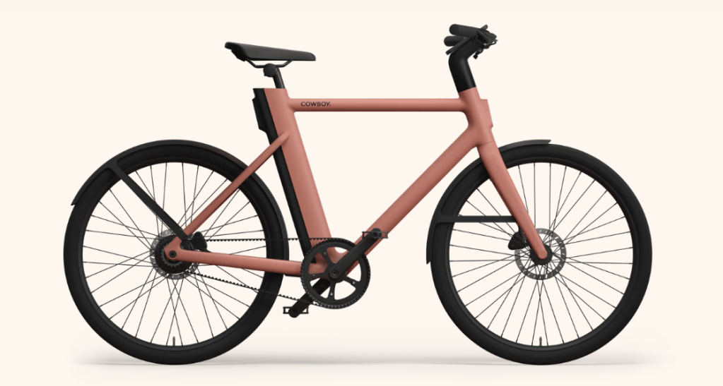 Cowboy Cruiser e-bike side view in clay color