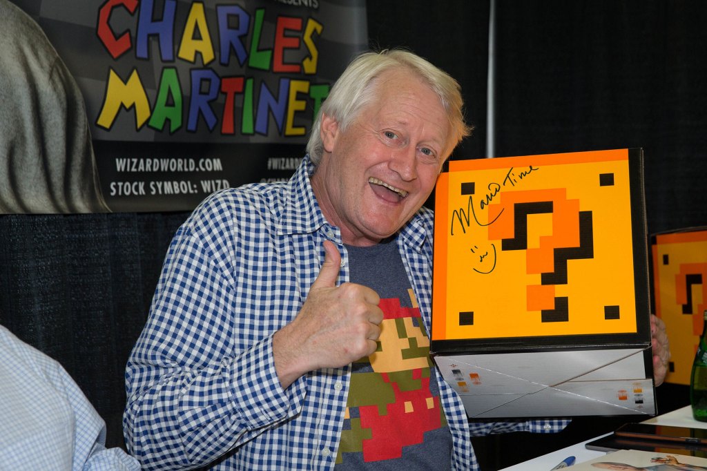 Charles Martinet, the voice of Mario, is stepping down