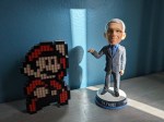 Mario figure next to Dr. Fauci bobblehead, taken with a Pixel 8 smartphone