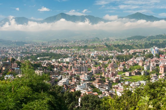 Nepal, Kathmandu, city view