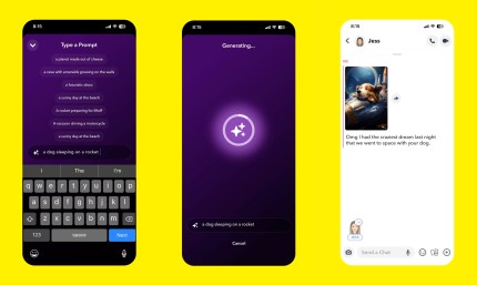 Snapchat+ subscribers can now create and send AI-generated images