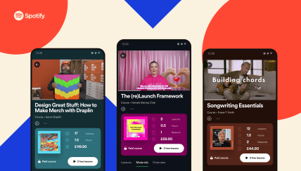 Spotify tests video courses to teach everything from music production to Excel