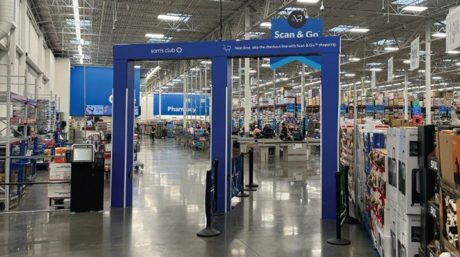 Walmart/Sam's Club AI exit tech