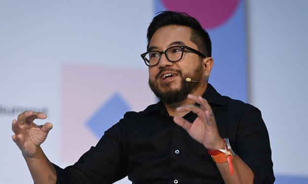 Lisbon , Portugal - 2 November 2022; Garry Tan, Initialized Capital, on Venture stage during day one of Web Summit 2022 at the Altice Arena in Lisbon, Portugal. (Photo By Harry Murphy/Sportsfile for Web Summit via Getty Images)